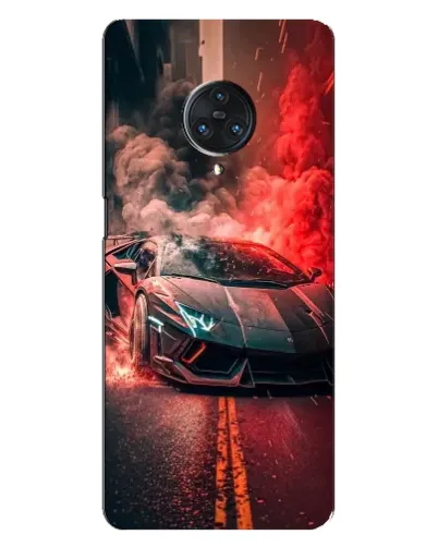 Чехол для Vivo Nex 3 с картинкой «Lamborghini красный дым» Чехол для Vivo Nex 3 с картинкой «Lamborghini красный дым»
