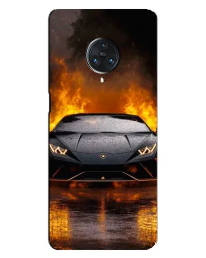 Чехол для Vivo Nex 3 с картинкой «Lamborghini в огне» Чехол для Vivo Nex 3 с картинкой «Lamborghini в огне»