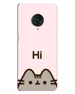 Чехол для Vivo Nex 3 с картинкой «Пушин говорит Hi»