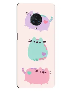 Чехол для Vivo Nex 3 с картинкой «Pusheen трио»