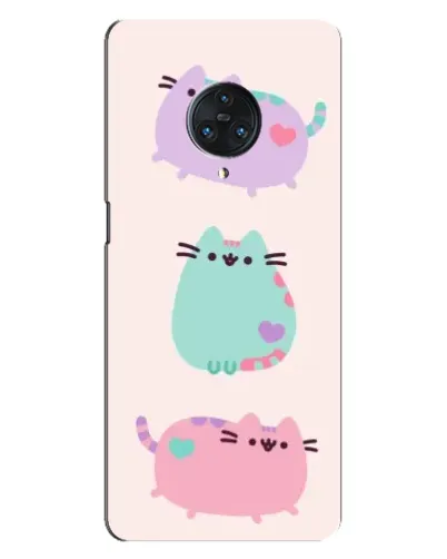 Чехол для Vivo Nex 3 с картинкой «Pusheen трио»
