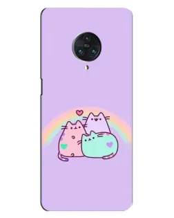 Чехол для Vivo Nex 3 с картинкой «Радужные Пушины»