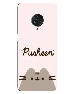 Чехол для Vivo Nex 3 с картинкой «Pusheen логотип»