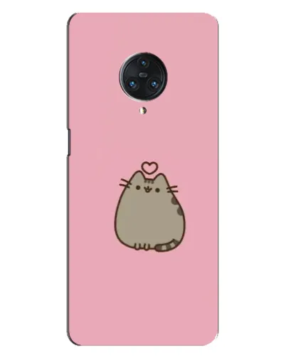 Чехол для Vivo Nex 3 с картинкой «Pusheen сердце»
