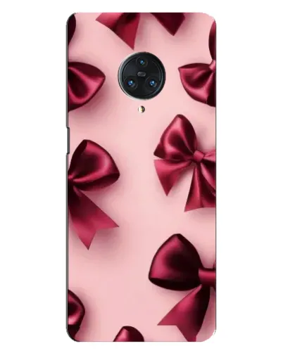 Чехол для Vivo Nex 3 с картинкой «Бордовый атлас»