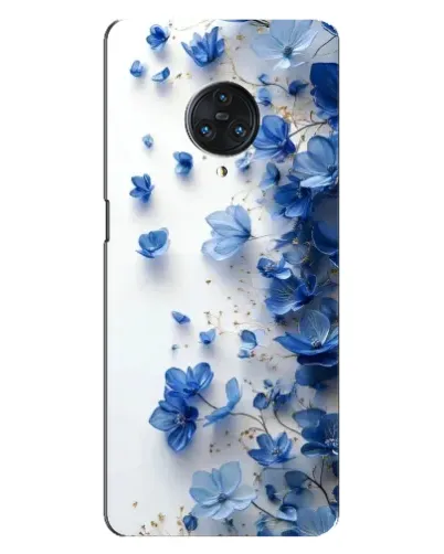 Чохол для Vivo Nex 3 з картинкою «Блакитний квітковий каскад»