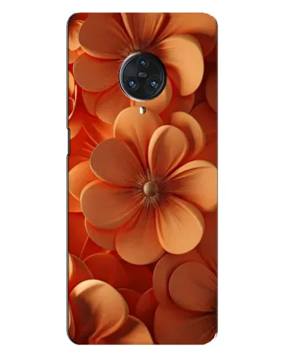 Чохол для Vivo Nex 3 з картинкою «Помаранчева макро квітка»