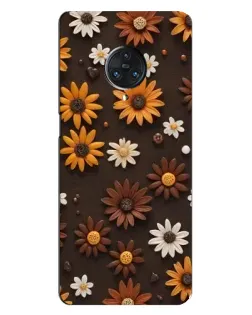 Чохол для Vivo Nex 3 з картинкою «Візерунок з маленьких соняшників»