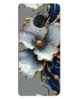 Чохол для Vivo Nex 3 з картинкою «Біла квітка та золотий флюїд»