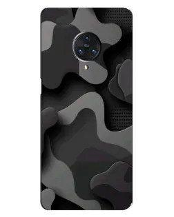 Чохол для Vivo Nex 3 з картинкою «Темний абстрактний камуфляж»