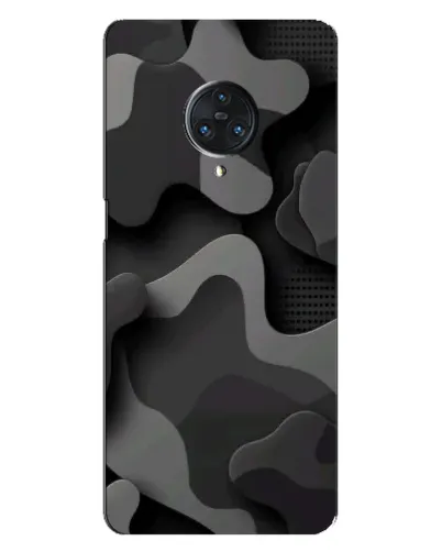 Чохол для Vivo Nex 3 з картинкою «Темний абстрактний камуфляж»