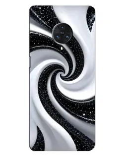 Чохол для Vivo Nex 3 з картинкою «Чорно-біла спіраль»