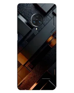 Чохол для Vivo Nex 3 з картинкою «Чорні геометричні блоки»