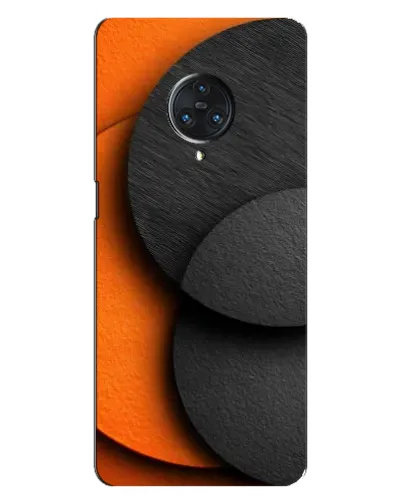 Чохол для Vivo Nex 3 з картинкою «Геометрія помаранчевих кіл»