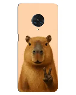 Чехол для Vivo Nex 3 с картинкой «Капибара виктория»
