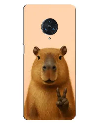 Чехол для Vivo Nex 3 с картинкой «Капибара виктория»
