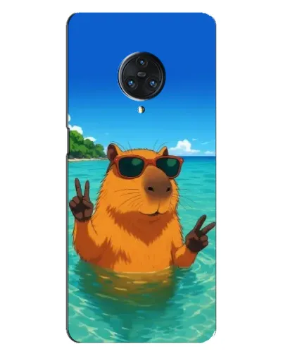 Чехол для Vivo Nex 3 с картинкой «Морская капибара»