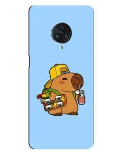 Чехол для Vivo Nex 3 с картинкой «Капибара на скейте»