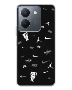 Чехол для Vivo S30 Pro Mini с картинкой «Nike Black Pattern»