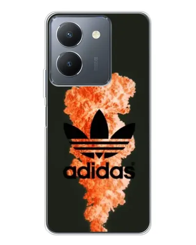 Чехол для Vivo S30 Pro Mini с картинкой «Оранжевый дым Adidas»