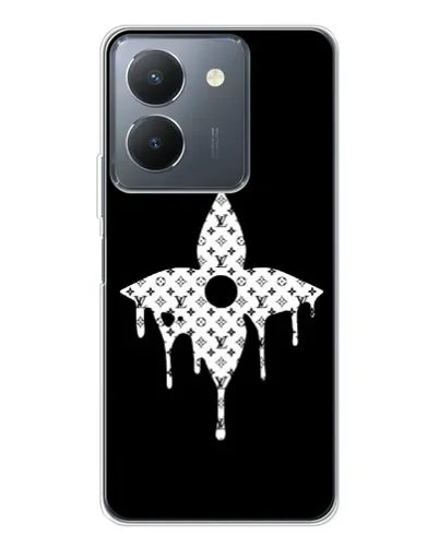Чехол для Vivo S30 Pro Mini с картинкой «Цветочная монограмма»