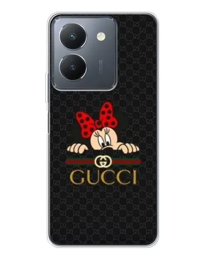 Чехол для Vivo S30 Pro Mini с картинкой «Минни Маус Gucci — черный»