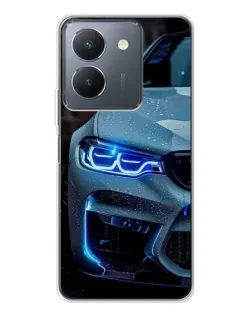 Чохол для Vivo S30 Pro Mini з картинкою «Погляд BMW з синіми фарами» Чохол для Vivo S30 Pro Mini з картинкою «Погляд BMW з синіми фарами»