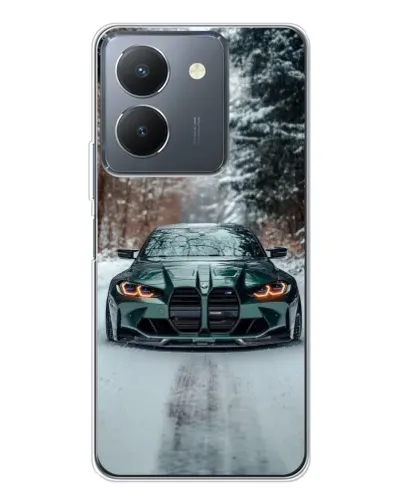 Чохол для Vivo S30 Pro Mini з картинкою «BMW у зимовому лісі» Чохол для Vivo S30 Pro Mini з картинкою «BMW у зимовому лісі»