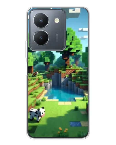 Чехол для Vivo S30 Pro Mini с картинкой «Minecraft летний день»
