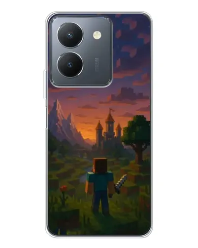 Чехол для Vivo S30 Pro Mini с картинкой «Стив у башни»