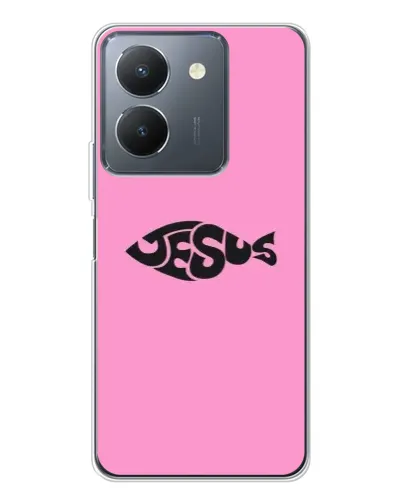 Чехол для Vivo S30 Pro Mini с картинкой «Розовый символ Jesus» Чехол для Vivo S30 Pro Mini с картинкой «Розовый символ Jesus»