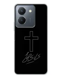 Чохол для Vivo S30 Pro Mini з картинкою «Графічний хрест Jesus»