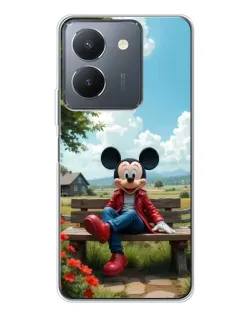 Чехол для Vivo S30 Pro Mini с картинкой «Микки на скамейке»