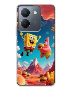 Чехол для Vivo S30 Pro Mini с картинкой «Космический фастфуд»