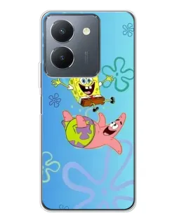 Чехол для Vivo S30 Pro Mini с картинкой «Спанч Боб и Патрик»