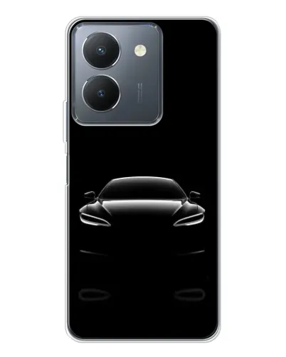 Чехол для Vivo S30 Pro Mini с картинкой «Силуэт Tesla Night»