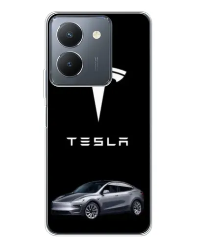 Чехол для Vivo S30 Pro Mini с картинкой «Tesla Model Y»