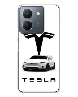 Чехол для Vivo S30 Pro Mini с картинкой «Tesla White Style»