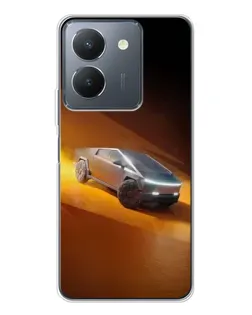 Чехол для Vivo S30 Pro Mini с картинкой «Cybertruck в пустыне»