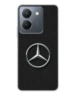 Чехол для Vivo S30 Pro Mini с картинкой «Карбоновый Mercedes стиль»