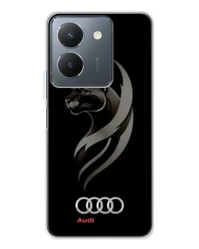 Чехол для Vivo S30 Pro Mini с картинкой «Графика — пантера и Audi»