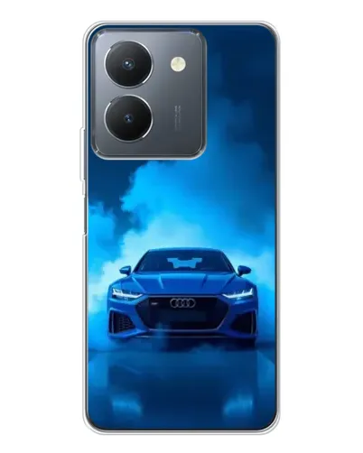 Чехол для Vivo S30 Pro Mini с картинкой «Audi — голубая энергия»