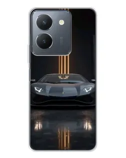 Чохол для Vivo S30 Pro Mini з картинкою «Lamborghini золоті лінії» Чохол для Vivo S30 Pro Mini з картинкою «Lamborghini золоті лінії»