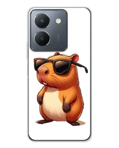 Чохол для Vivo S30 Pro Mini з картинкою «Капібара в окулярах»