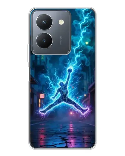 Чехол для Vivo S30 с картинкой «Jordan Gold Jumpman»