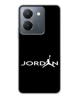 Чехол для Vivo S30 с картинкой «Jordan White Logo»