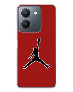 Чехол для Vivo S30 с картинкой «Jordan Red Back»
