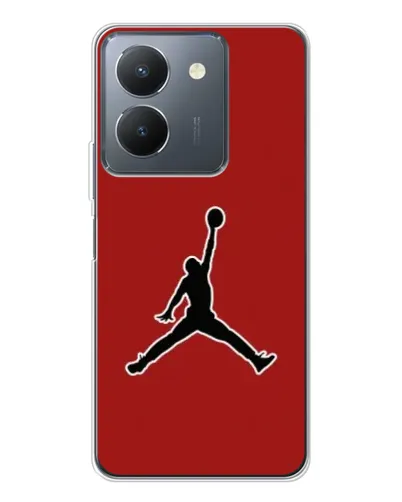Чехол для Vivo S30 с картинкой «Jordan Red Back»