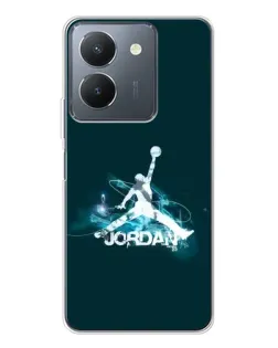 Чехол для Vivo S30 с картинкой «Jordan Blue Fire»