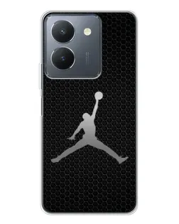 Чехол для Vivo S30 с картинкой «Jordan Dark Carbon»